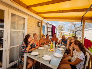 Terrasse du Mobilhome Quatro