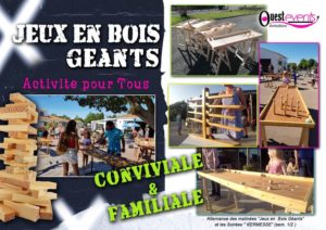 JEUX EN BOIS GEANTS