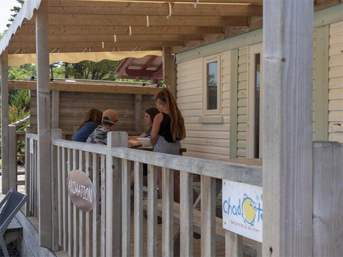 location dans un camping avec accès direct à la plage à Saint Jean de Luz