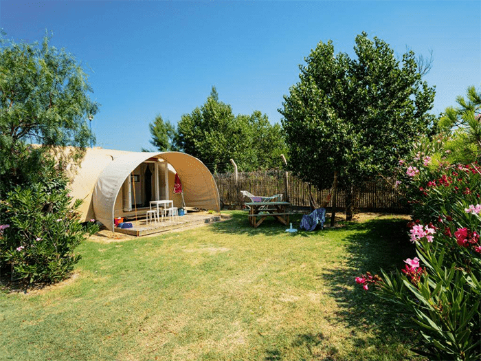 location dans un camping proche des plages et commerces sur Saint Cyprien