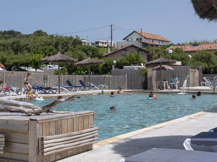 séjour à Saint Jean de Luz sur un camping avec accès direct à la plage 