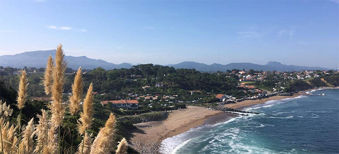 vacances sur  Saint Jean de Luz dans un camping avec accès direct à la plage