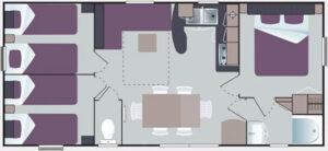 Plan du Mobilhome Baltique