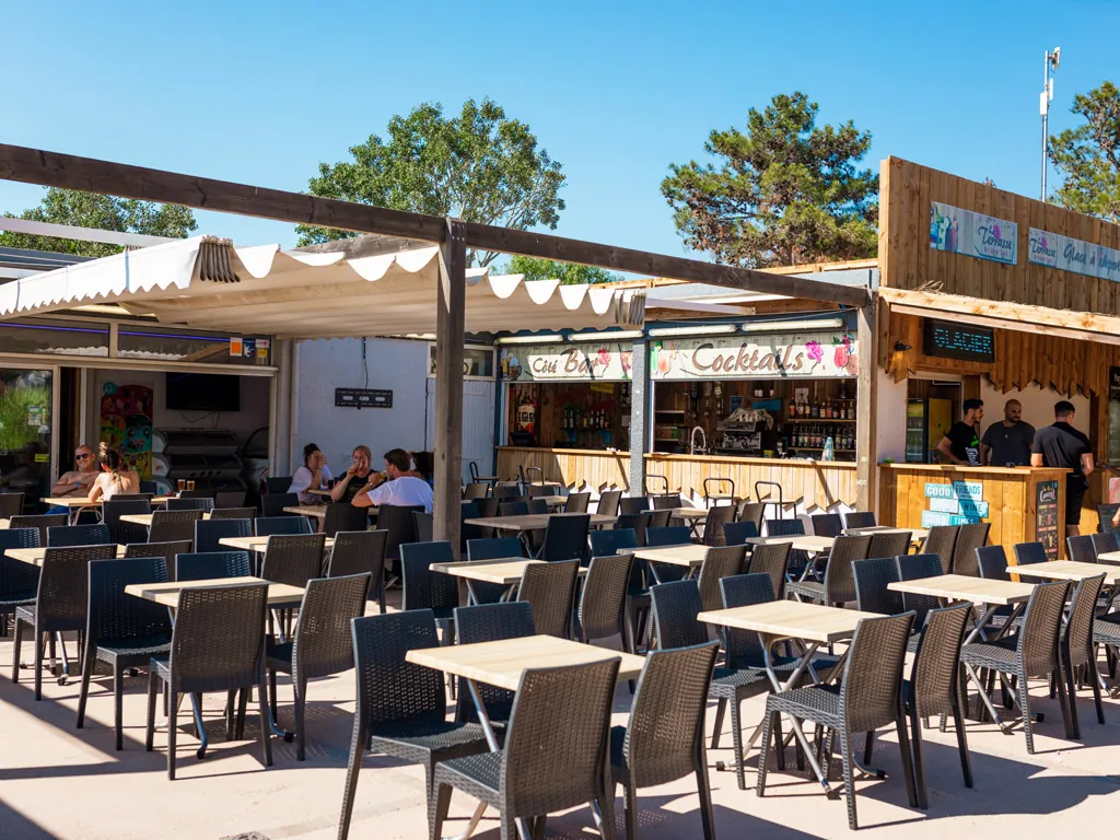 restaurant du camping Chadotel Le Trivoly à Torreilles Plages - Pyrénées Orientales