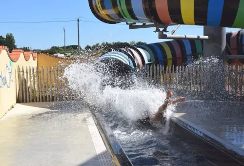 toboggan aquatique camping cahdotel bahamas beach