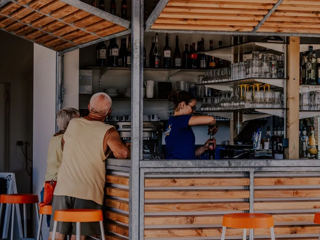 bar extériieur - Océano d'Or Chadotel