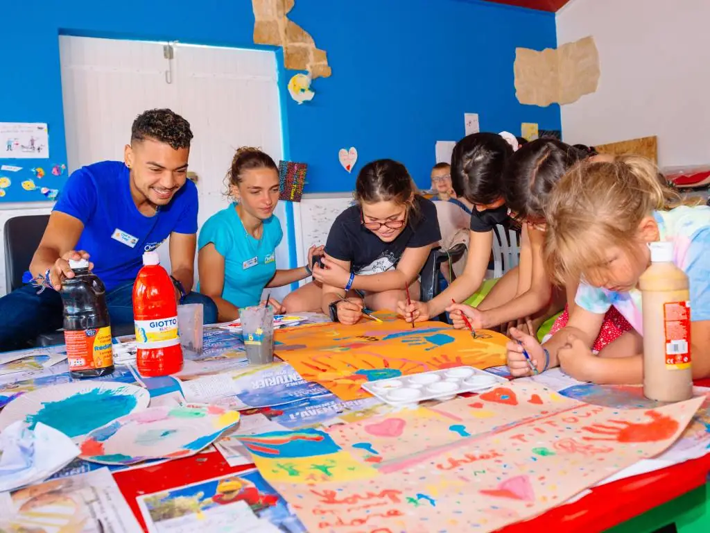 club enfants Chadokids au camping Chadotel La Bolée d'Air à Saint Vincent sur Jard en Vendée